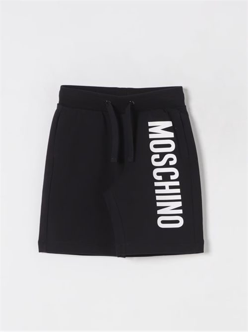 Short jogging in cotone con maxi logo Moschino MOSCHINO KIDS | HUQ02FLDA25/60100
